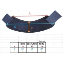 Harry's Horse Hufglocken Tiny Neoprene Schwarz -Waldhausen Verkaufe 33601070 harry maattabel.6e298b