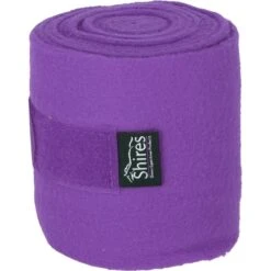 Shires Bandagen Fleece Lila 15cm