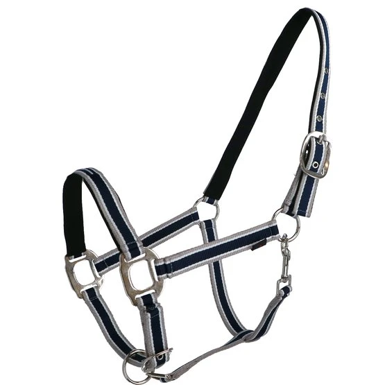 Covalliero Halfter Cora Grau/Rose/Weiß 8 Covalliero Halfter Cora Grau/Rose/Weiß – Bild 6