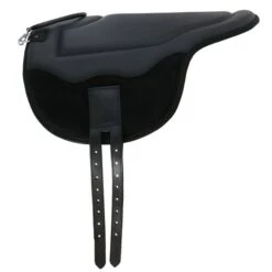 F.R.A. Reitkissen Lea Leder Mit Abnehmbarem Handgriff Schwarz