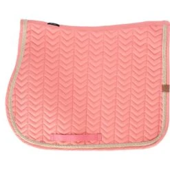 EQUITHÈME Schabracke Softy Jumping Lachsrosa Warmblut