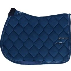 Dyon Schabracke Curduroy Springen Navy Warmblut