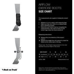 Back On Track Sehnenschutz Airflow Weiß 31 Back On Track Sehnenschutz Airflow Weiß -Waldhausen Verkaufe bot eng size chart 2098.bdef5f 1