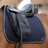 Dominick Schabracke Dressur Navy/Weiß Warmblut -Waldhausen Verkaufe dominick dom dominick saddle pad dressage 2.c1aa00