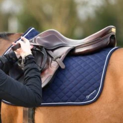 Dominick Schabracke Springen Navy Orange Warmblut -Waldhausen Verkaufe dominick dom dominick saddle pad.57650f