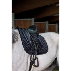 EQUITHÈME Schabracke Glossy Dressur Schwarz Warmblut -Waldhausen Verkaufe ekkia 204 765 002 3quart1.52be90