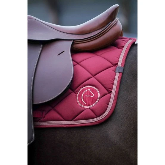 EQUITHÈME Schabracke Badge Springen Grau Warmblut 7 EQUITHÈME Schabracke Badge Springen Grau Warmblut – Bild 5