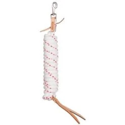 F.R.A. Zügel Jarn NH Mit Clips Weiß/Rot 3,7m