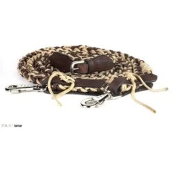 F.R.A. Zügel Tamar Geflochtene Baumwolle Braun/Beige 300cm