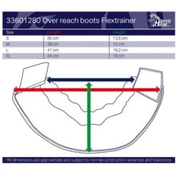 Harry's Horse Hufglocken Flextrainer Schwarz -Waldhausen Verkaufe hh harryshorse springschoenen flextrainer maattabel.43c56a