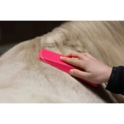 Paardenpraat Grooming Brush Rosa -Waldhausen Verkaufe hof bors0004g5 paardenpraat grooming brush medium roze.08709a
