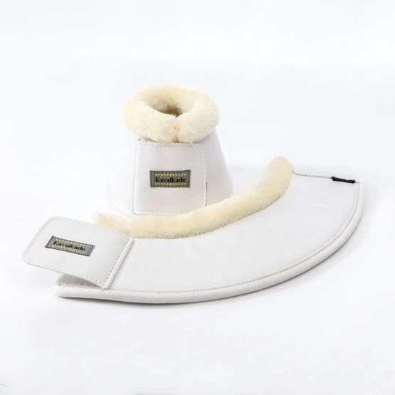 Kavalkade Hufglocken Mit Kunstfell Weiß 3 Kavalkade Hufglocken Mit Kunstfell Weiß