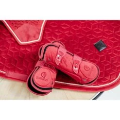 Kentucky Horsewear Kentucky Sehnenschutz Bamboo Elastic Velvet Rot -Waldhausen Verkaufe kentucky 179a4619.56169f