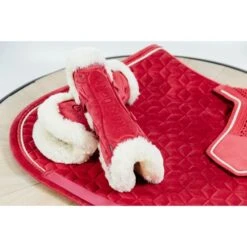 Kentucky Horsewear Kentucky Sehnenschutz Bamboo Elastic Velvet Vegan Bunt Rot -Waldhausen Verkaufe kentucky 179a4631.6f65bb