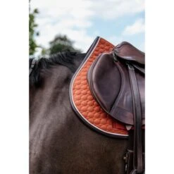 Kentucky Horsewear Kentucky Spring Satteldecke Classic Leder Orange Warmblut -Waldhausen Verkaufe kentucky 485a1343.117dfc