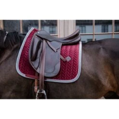 Kentucky Horsewear Kentucky Dressur Satteldecke Classic Konstrast Violett Warmblut -Waldhausen Verkaufe kentucky 485a6725.e0e7d0