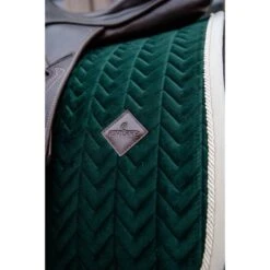 Kentucky Horsewear Kentucky Dressur Satteldecke Classic Konstrast Pine Green Warmblut -Waldhausen Verkaufe kentucky 485a6990.018e47