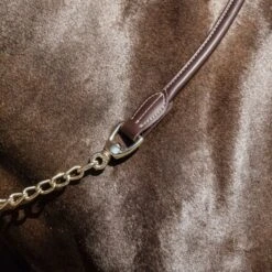Kentucky Horsewear Kentucky Vorführstrick Leather Chain Schwarz 270cm -Waldhausen Verkaufe kentucky presentatielijn leather chain bruin 2.b834eb