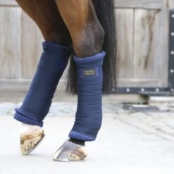 Kentucky Horsewear Kentucky Bandage Pad Stable Navy Warmblut