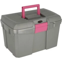 Kerbl Grooming Box Siena Abnehmbarer Einsatz Grau/rosa
