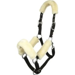 LeMieux Halfter Comfort Fleece Grau/Schwarz XWarmblut -Waldhausen Verkaufe lm comfortheadcollar blacknatural hr.347ab5