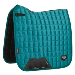 LeMieux Schabracke Loire Classic Satin Square Dressur Sage L -Waldhausen Verkaufe lm lm loiredressage peacock hr.d1f08c 3