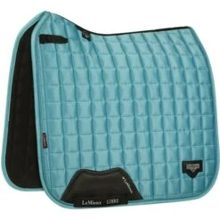 LeMieux Schabracke Loire Classic Satin Sq DR Grün L (Full) -Waldhausen Verkaufe lmx loire azure dr classic.8a14f4 1