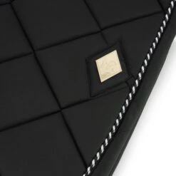 Mrs. Ros Schabracke Iconic Dressur Stormy Blue -Waldhausen Verkaufe mrs 1062 zwartzadeldekje logo detail 1.50a80f