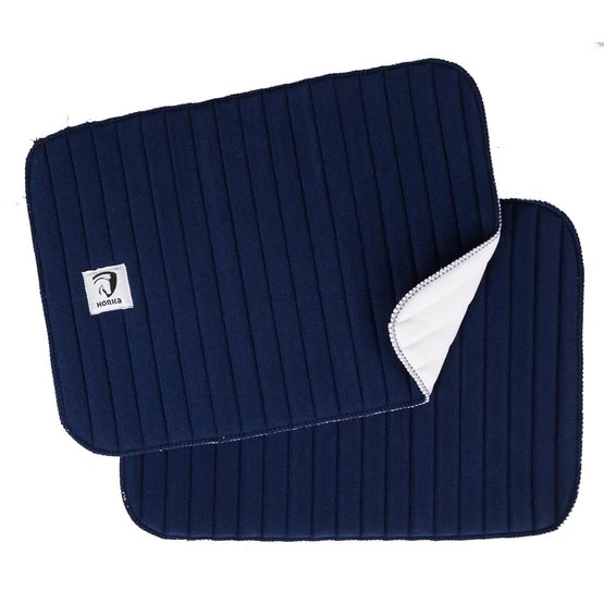 Horka Unterlappen Blau/Weiß 32x45cm 3 Horka Unterlappen Blau/Weiß 32x45cm