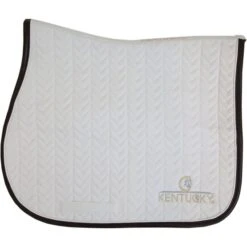 Kentucky Horsewear Kentucky Springsatteldecke Fishbone Leder Weiß Warmblut -Waldhausen Verkaufe productkentucky 42576 02.f40b27 2
