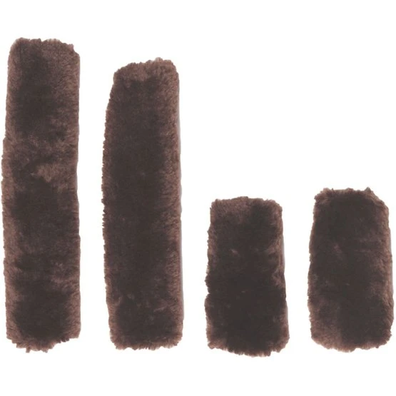 Kentucky Horsewear Kentucky Halfterschutz Sheepskin Braun 4st 4 Kentucky Horsewear Kentucky Halfterschutz Sheepskin Braun 4st – Bild 2