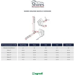 Shires Gras Maulkorb Comfort Schwarz -Waldhausen Verkaufe shires maattabel graasmaskers shires.659f8c