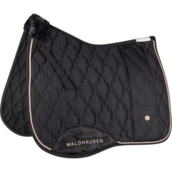 Waldhausen Schabracke Modern Dressur Schwarz/Roségold Warmblut