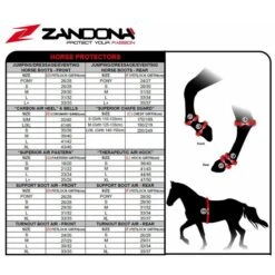 Zandona Gamaschen Carbon Air Workout Vorderbeine Schwarz -Waldhausen Verkaufe za zandona size chart 2019.50c578 1